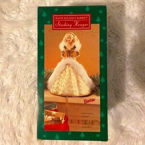 Barbie Happy Holidays Barbie - Stocking Hanger 1995